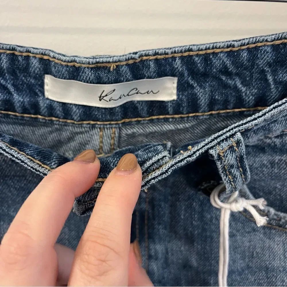 KanCan ISABELLE HIGH RISE MOM SHORTS NEW Size 9/28 - Picture 7 of 14